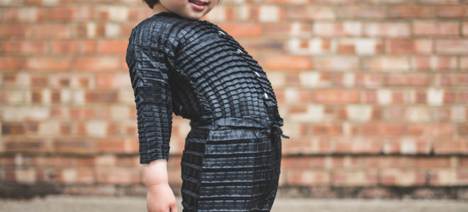 Petit Pli: origami-inspired outerwear that grows along a child