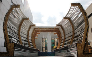 De Extase Fase: a pavilion made from 100 per cent recycled materials