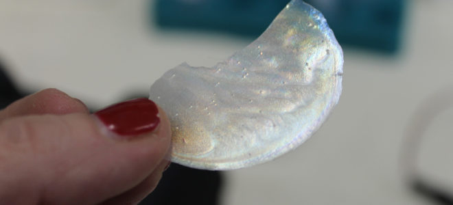 Fleeting:  Nanocellulose casted iridescent butterflies