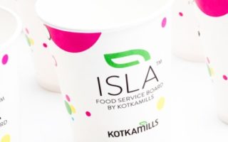 ISLA Plastic-free paper cup coating is completely recyclable