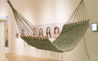 Naturalise: a hammock made from soilless, living plants