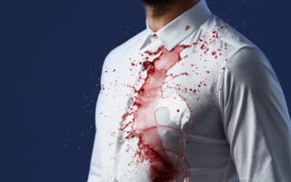 Liquid-repellent white dress shirts are stain-resistant