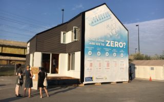 Zero House has a zero carbon footprint, zero toxins and zero net energy