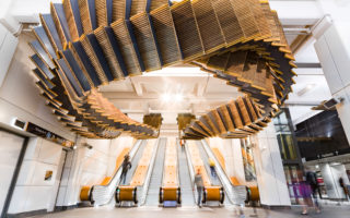 Interloop: repurposing historic wooden-stepped escalators