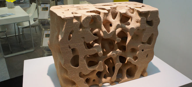 3D printing concrete using selective cement activation method