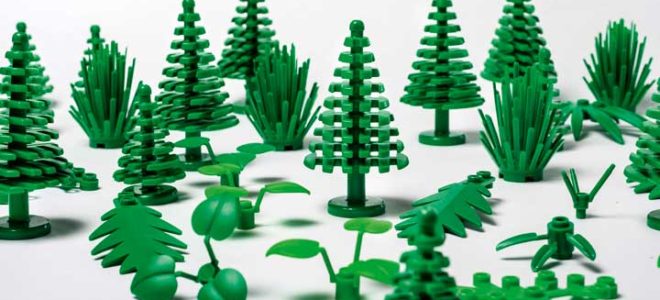 LEGO introduces plant-based plastic plant pieces