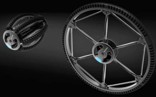 Revolve Wheel: Foldable and airless bicycle wheel saves space