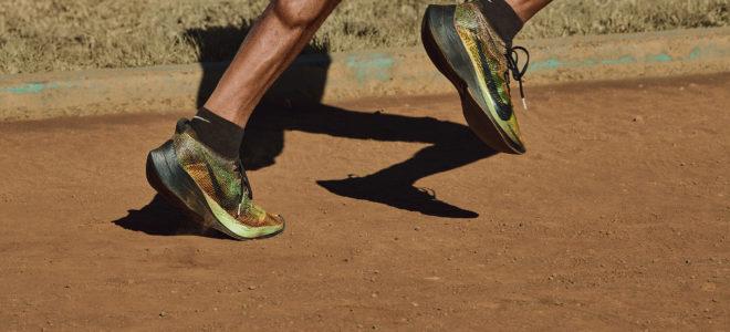 World’s first running shoes with 3D printed uppers win London Marathon