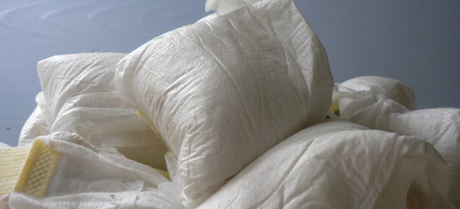 From disposable diaper to source for raw materials