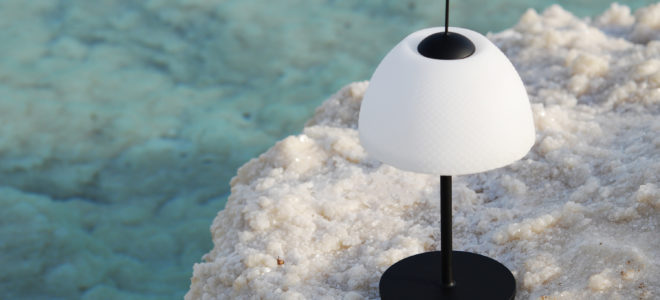 Sea salt lamps inspired by the sea