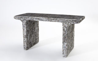 Shredded: furniture made from shredded documents and magazines