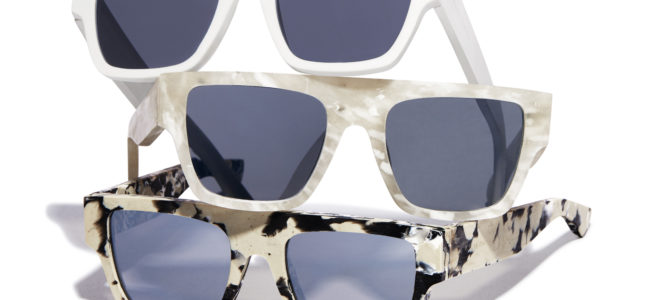 Sunglasses made from ocean plastic to support clean waves
