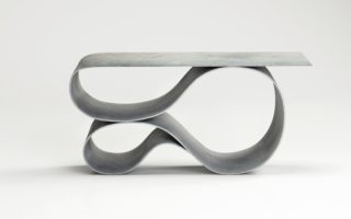 Table series are made from Concrete Canvas