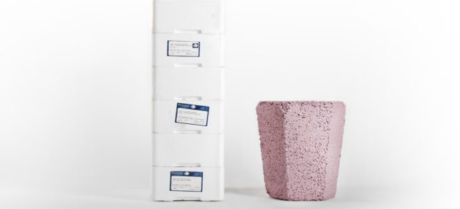 Turning polystyrene food transportation boxes into stools