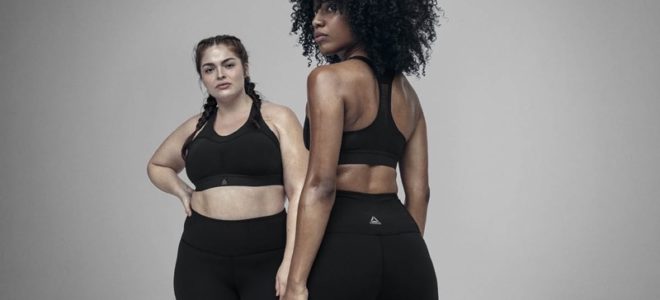 This sports bra contains a NASA approved non-Newtonian material