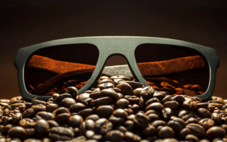 Shield you eyes sustainably from the sun with coffee sunglasses