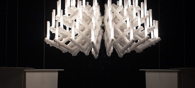 How a crystal chandelier grows