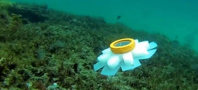 3D printing rubber robot jellyfish to monitor the reef