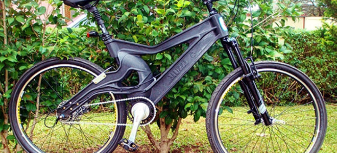 Sustainable bikes made of recycled plastic, bamboo and wood