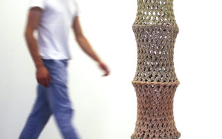 Knitted biocomposites as structural systems