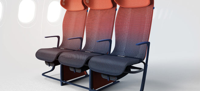 Fly more comfortably thanks to smart textile chairs