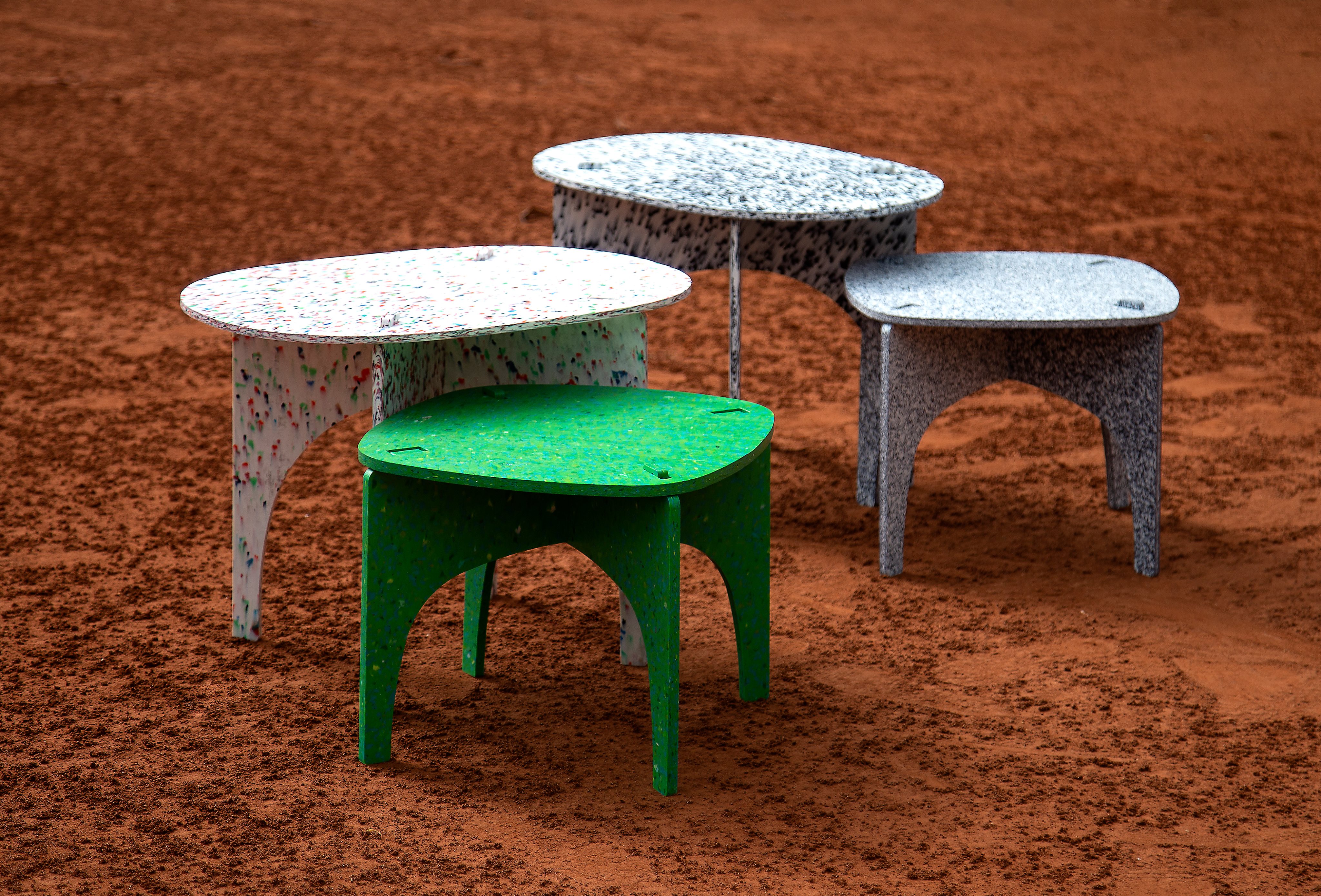 Flatpack furniture made from recycled plastic - MaterialDistrict