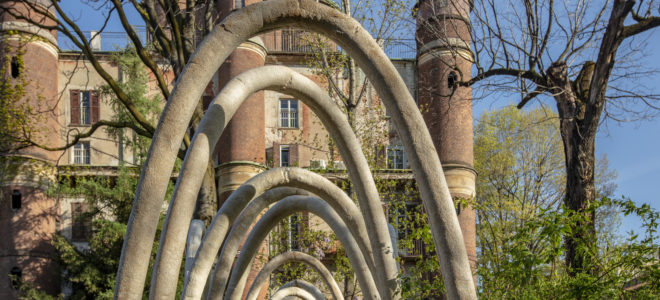 We’re at Milan Design Week: growing a structure like a mushroom