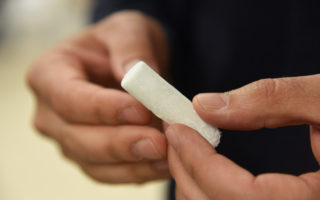 Cellulose-based foam insulates better than Styrofoam