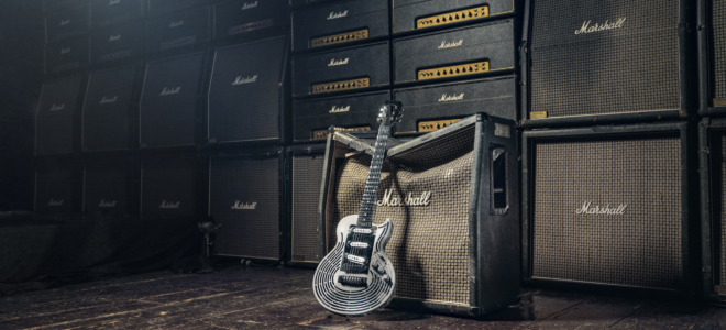 The world’s first all-metal guitar is smash proof