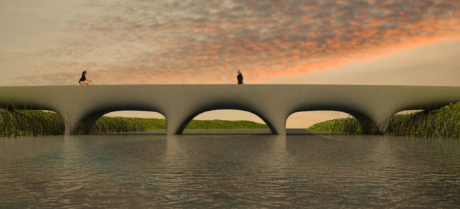 New record for longest 3D printed concrete pedestrian bridge in the world
