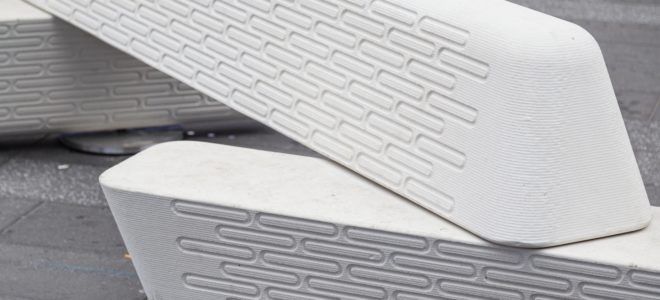 3D printed urban furniture doubles as a protective barrier