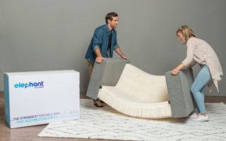 Honeycomb sofa is small enough to be sent by mail