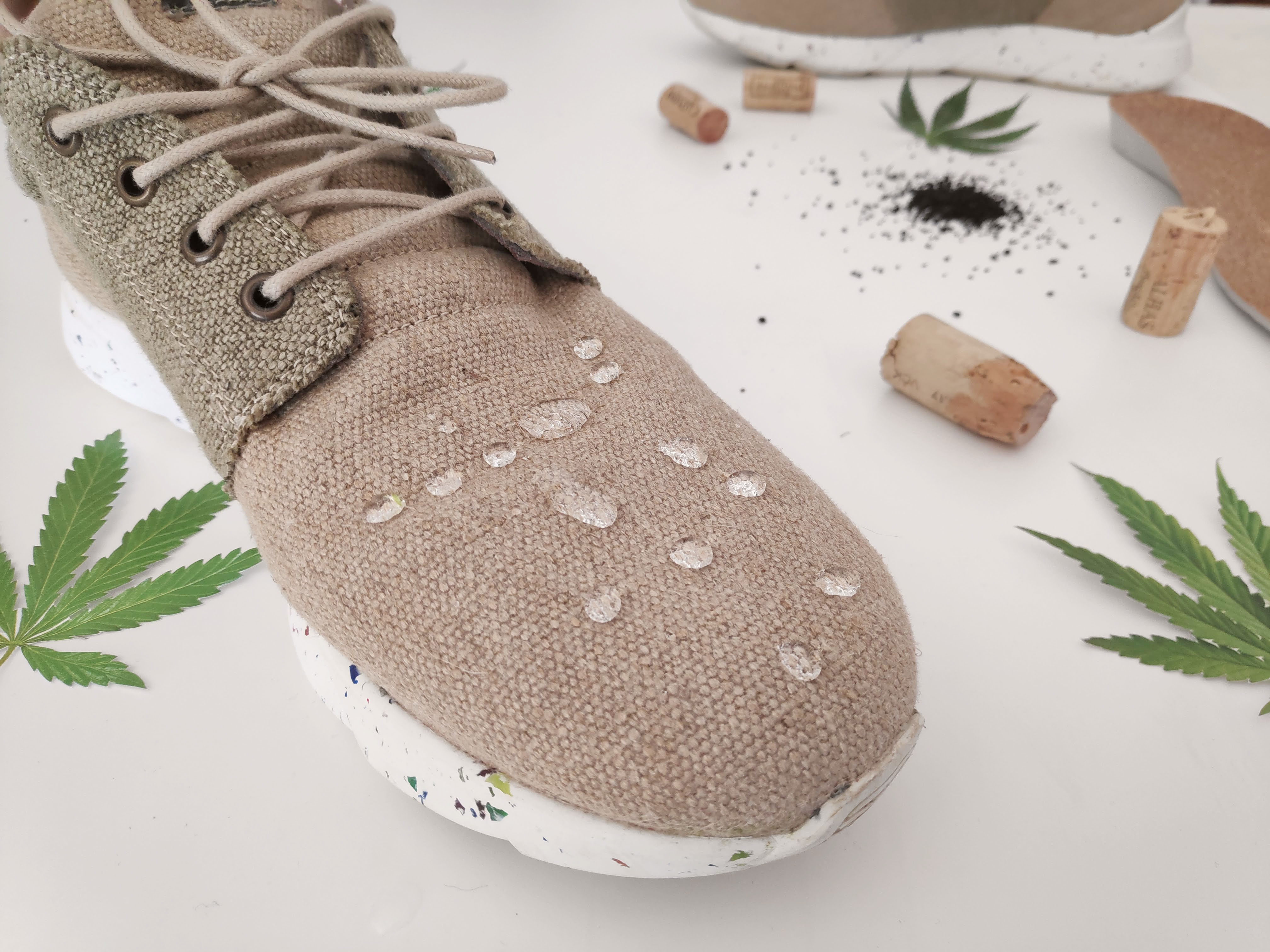 Waterproof hemp shoes - MaterialDistrict