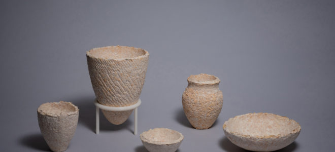 ‘Pottery’ made of mycelium