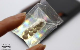 Smart, compostable thin film packaging material