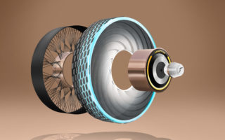 A self-regenerating concept tire