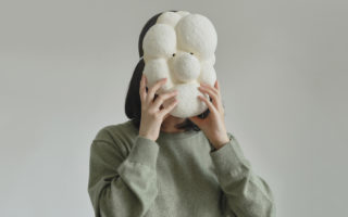 Mycelium masks to promote biomaterials