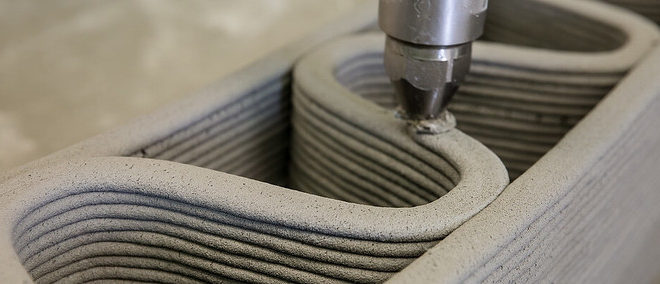 Turning waste concrete into 3D printed public furniture