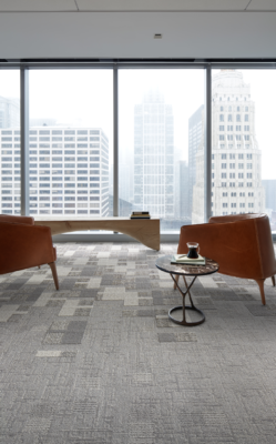 Zen Stitch: Embodied Beauty Collection Carpet Tile by Interface