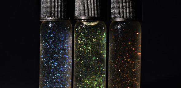 Biodegradable glitter made from cellulose