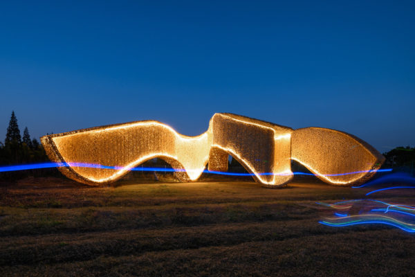 A meandering bamboo pavilion - MaterialDistrict