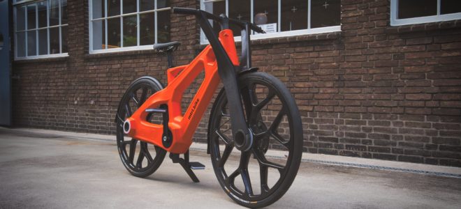 A rust-free bike made of recycled plastic