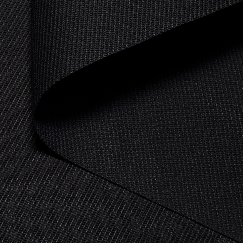 bananatex-fabric-swatch-all-black-heavy-twill-uncoated - MaterialDistrict