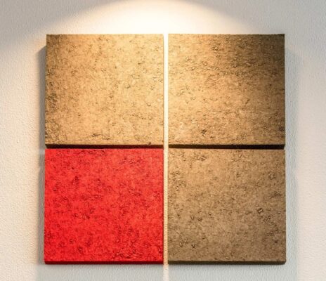 Acoustic cork wall tiles - MaterialDistrict