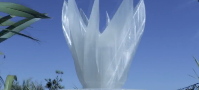 A 3D printed wind turbine made of PLA