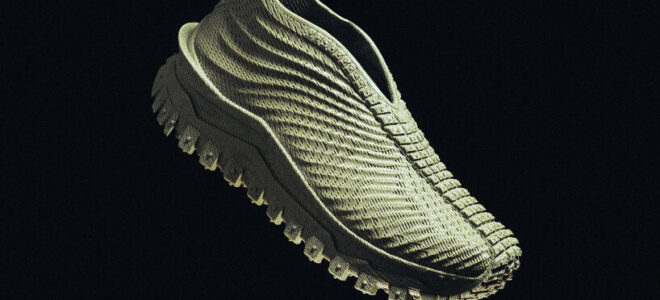 3D printed shoes made of one recyclable material
