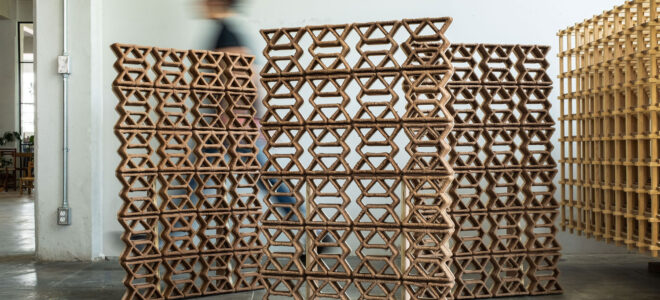 Sustainable structures made of 3D printed wood