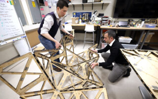 Load-bearing origami structures