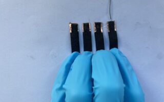 Fabric that generates electricity through body heat