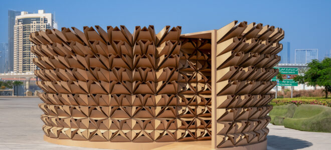 Enfold Pavilion: Where Sustainable Design Meets Digital Harmony